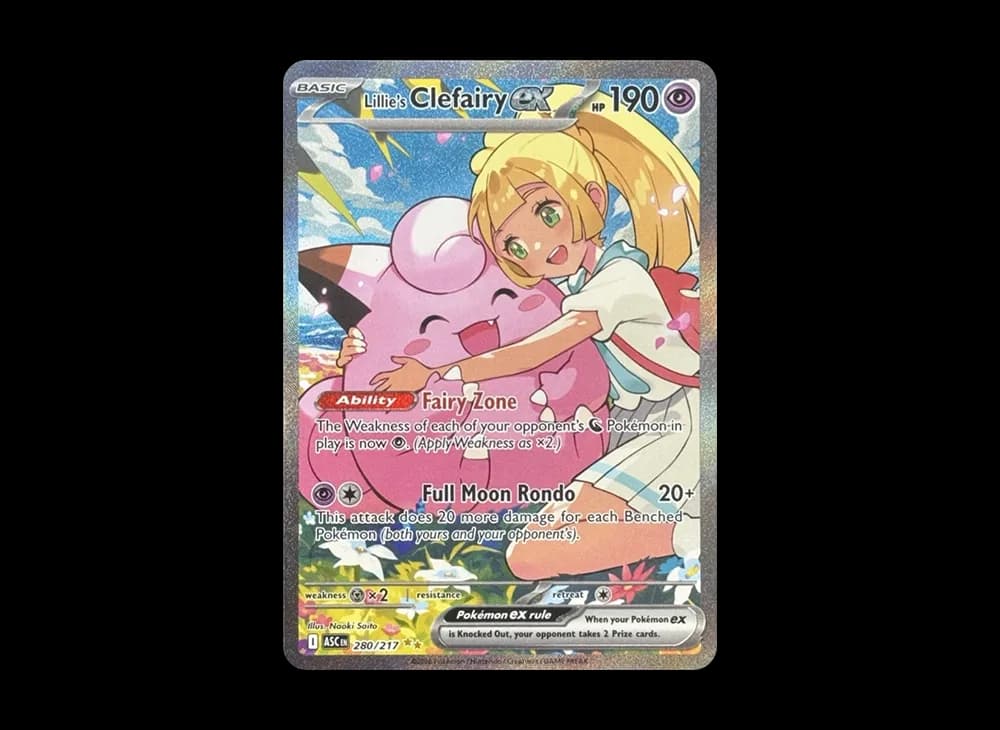 リーリエのピッピex SIR [ASC 280/217]【英語版】(メガエボリューション「アセンデッド ヒーローズ」)