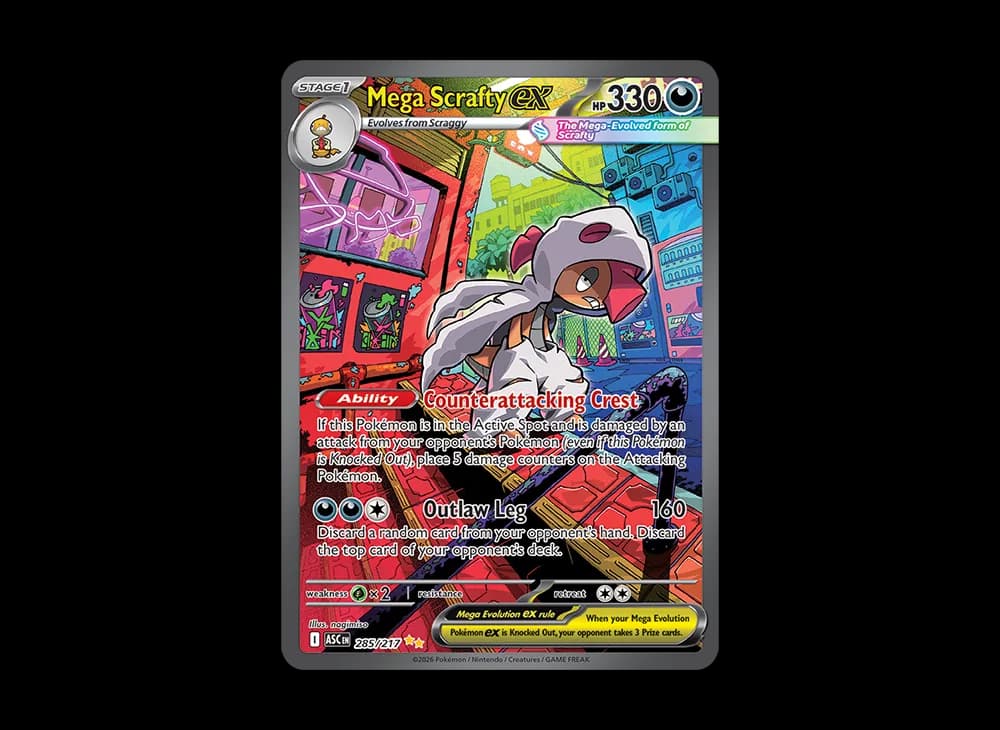 メガズルズキンex SIR [ASC 285/217]【英語版】(メガエボリューション「アセンデッド ヒーローズ」)