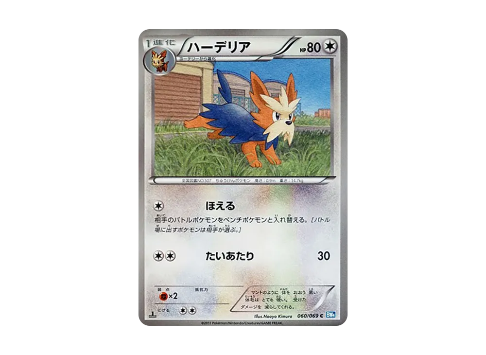 ハーデリア C :1ED [BW4 060/069](拡張パック「ダークラッシュ」)