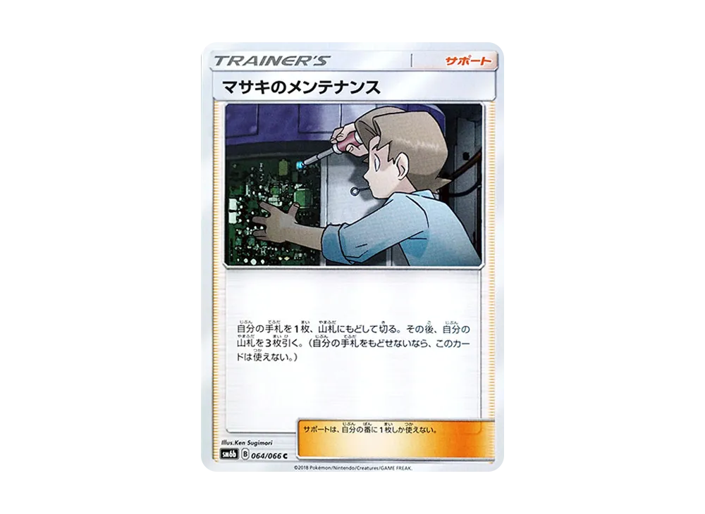 マサキのメンテナンス
